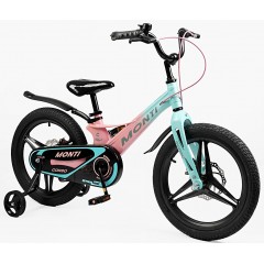 Велосипед MG 18" Corso MONTI 2026 рожево-бірюзовий