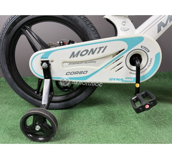 Велосипед MG 18" Corso MONTI 2026 біло-бірюзовий
