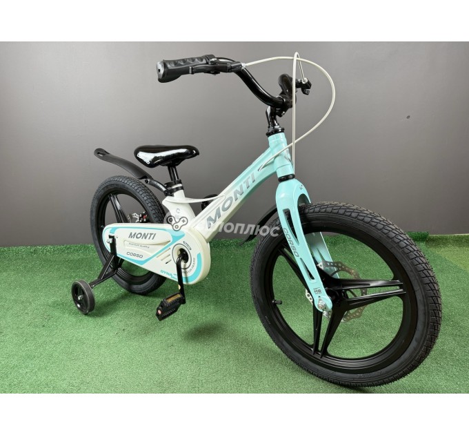 Велосипед MG 18" Corso MONTI 2026 біло-бірюзовий
