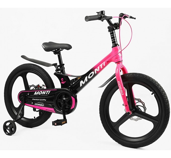 Велосипед MG 20" Corso MONTI 2026 чорно-рожевий
