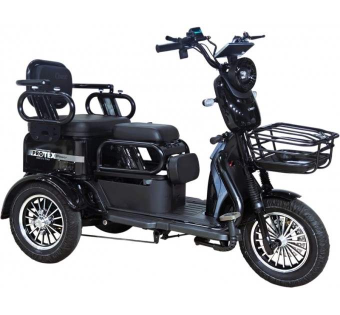Велосипед триколісний ST 10" Corso PROTEX POWER 72V 24Ah 1200W 2026 чорний