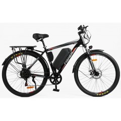 Велосипед ST 29" Corso FISHER 48V 20Ah 600W 2026 чорно-білий