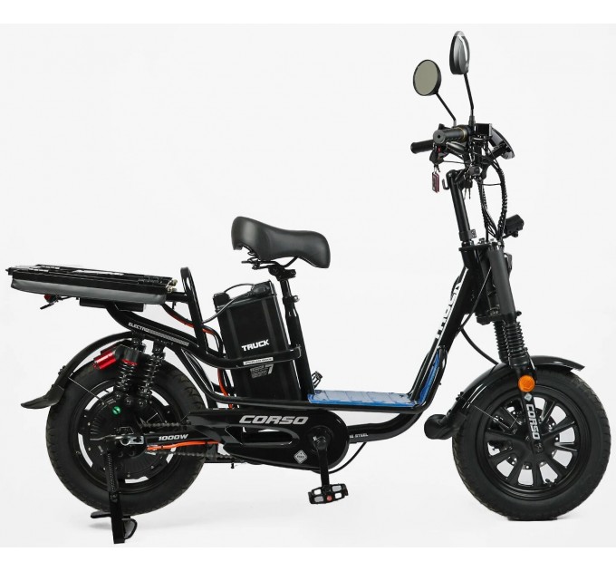 Велосипед ST 16" Corso TRUCK 60V 26Ah 1000W 2026 чорний