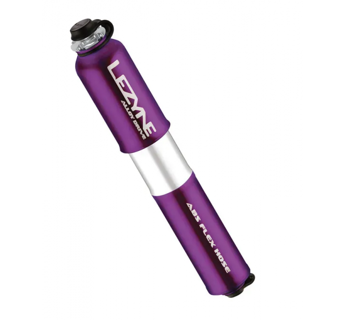 Насос компактний Lezyne ALLOY DRIVE (S) 90psi Y13 фіолетовий