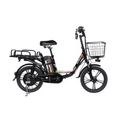 Велосипед AL 18" SPACE eELDORADO DD FR 48V 20Ah 1000W 2026 чорно-помаранчевий