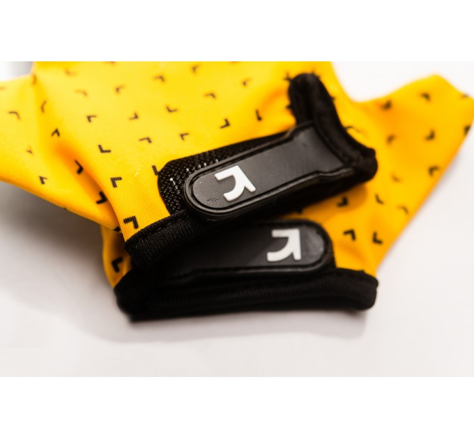 Перчатки детские Green Cycle MIA без пальцев S желто-черные