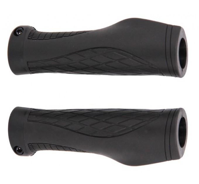 Гріпси ONRIDE Uni, егрономічні, один замок, 130 мм, чорний