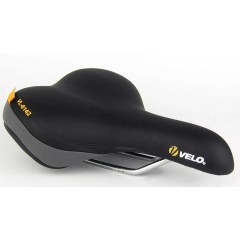 Сідло Velo MTB (VL-6142), Gel, 255х170мм, 485гр, м'яке чорне