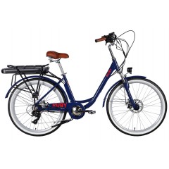 Велосипед AL 26" Dorozhnik eRUBY DD FR 48B 15Аh 500W 2026 темно-синій