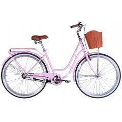Велосипед ST 28" Dorozhnik RETRO Velosteel 2025 світло-рожевий