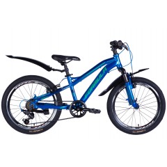 Велосипед AL 20" Formula BLACKWOOD Vbr FR 2026 синій з зеленим