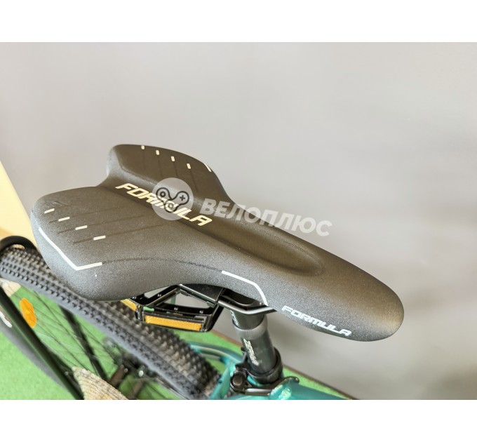 Велосипед AL 29" Formula ZEPHYR 1.0 HDD 2026 темно-сріблястий з зеленим