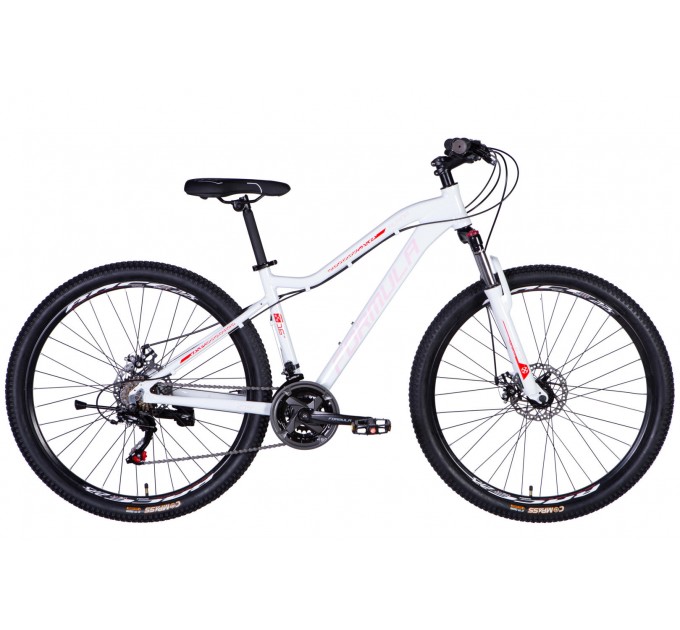 Велосипед AL 27,5" Formula ALPINA DD FR 2026 білий з рожевим