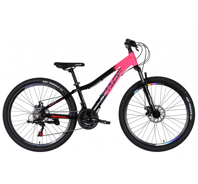 Велосипед AL 26" SPACE LYRA DD FR 2026 рожево-чорний