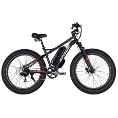 Велосипед AL 26+" SPACE APOLLO DD FR 48V 15Аh 1000W 2026 чорний