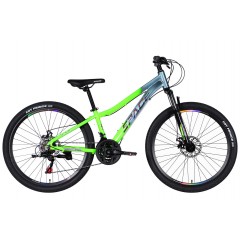 Велосипед AL 26" SPACE LYRA DD FR 2026 сріблясто-зелений