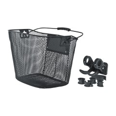 Кошик KLS Cargo на кермо алюмінієвий з'ємний чорний