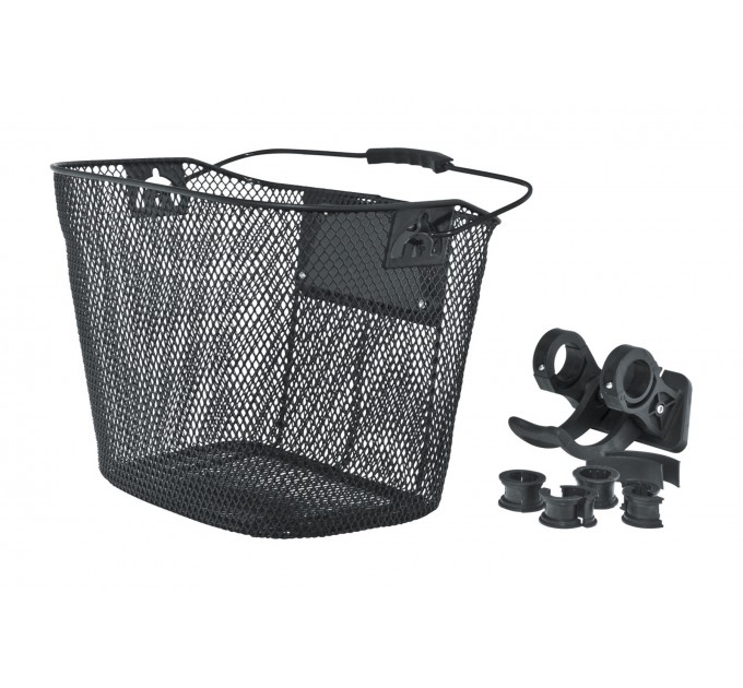 Кошик KLS Cargo на кермо алюмінієвий з'ємний чорний