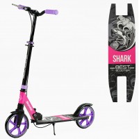 Биговел двухколесный Best Scooter SHARK малиново-фиолетовый