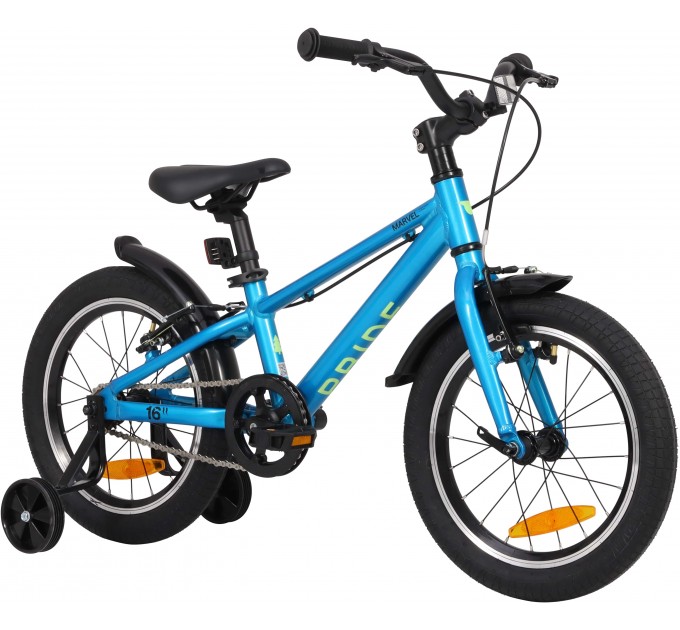 Велосипед 16" Pride MARVEL 16 2025 блакитний