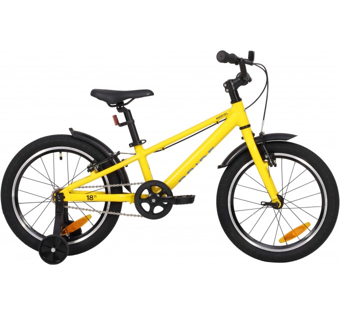 Велосипед 18" Pride MARVEL 18 2025 желтый Велосипед 18" Pride MARVEL 18 2025 желтый