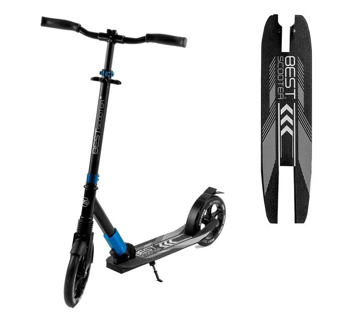 Біговел двоколісний Best Scooter 40824 чорно-синій