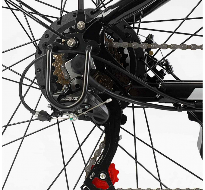 Велосипед AL 26" Corso MISTRAL 48V 15Ah 500W 2025 темно-сірий