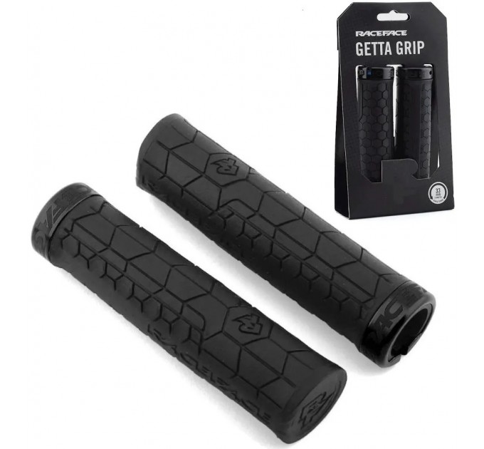 Гріпси RACE FACE GRIP, GETTA, 30MM, BLACK, BLACK