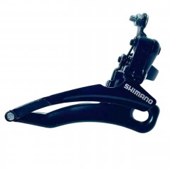 Перемикач передній SHIMANO FD-TZ500 індекс. під трубу 31,8мм н/тяга чорний