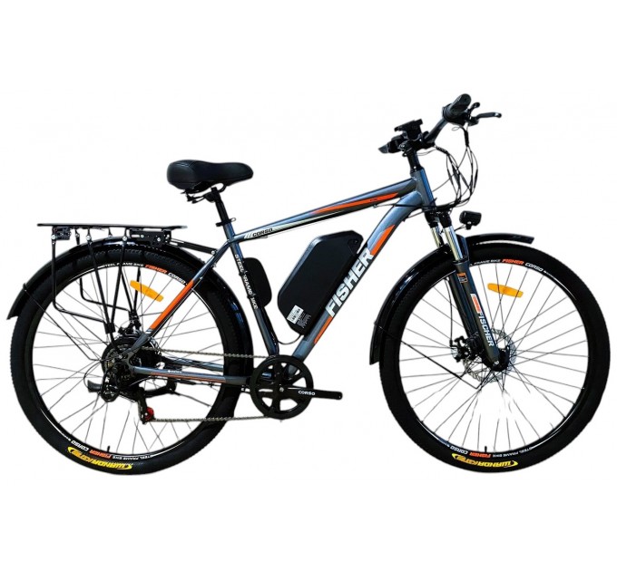Велосипед ST 29" Corso FISHER 48V 15Ah 500W 2025 сірий