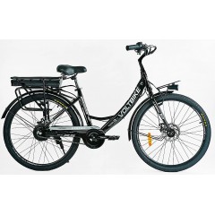 Велосипед ST 26" Corso VOLT BIKE 36V 10Ah 350W (без кошика) 2025 чорний