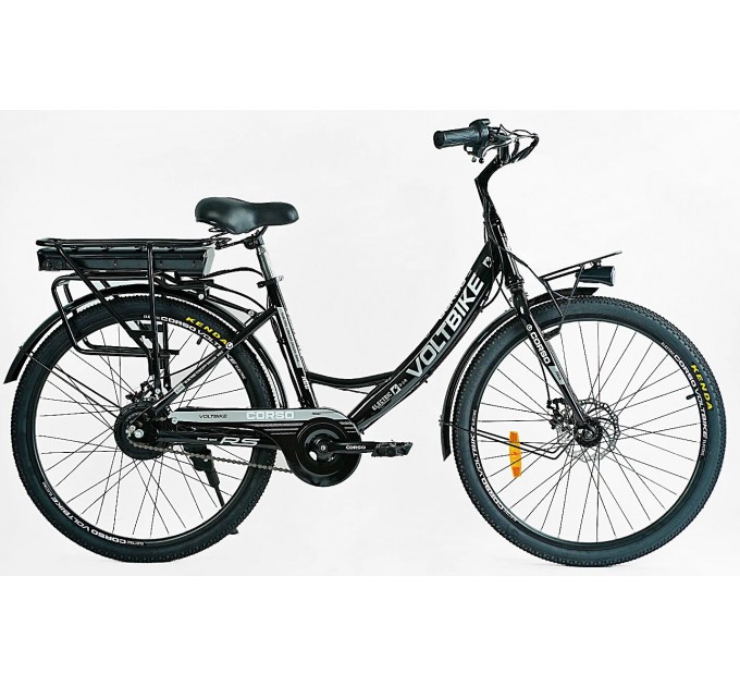Велосипед ST 26" Corso VOLT BIKE 36V 10Ah 350W (без кошика) 2025 чорний