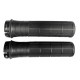 Гріпси Green Cycle GGR-415 130mm чорні, з одним чорним замком