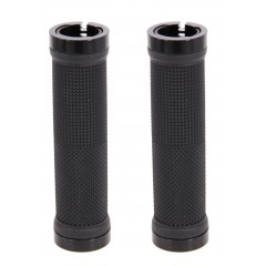 Гріпси Green Cycle GGR-424 130mm чорні, з двома чорними замками