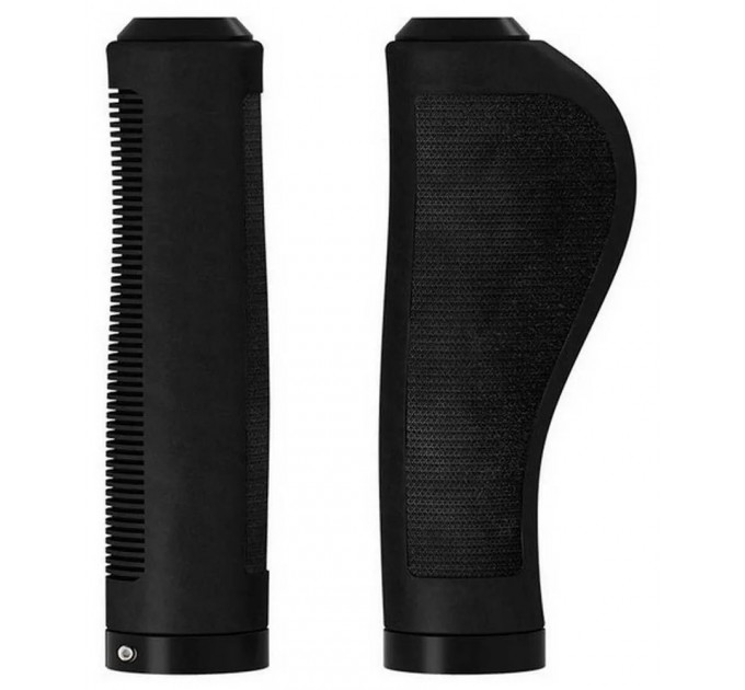 Гріпси BROOKS Ergonomic Rubber Grips, гумові 130/130 Black