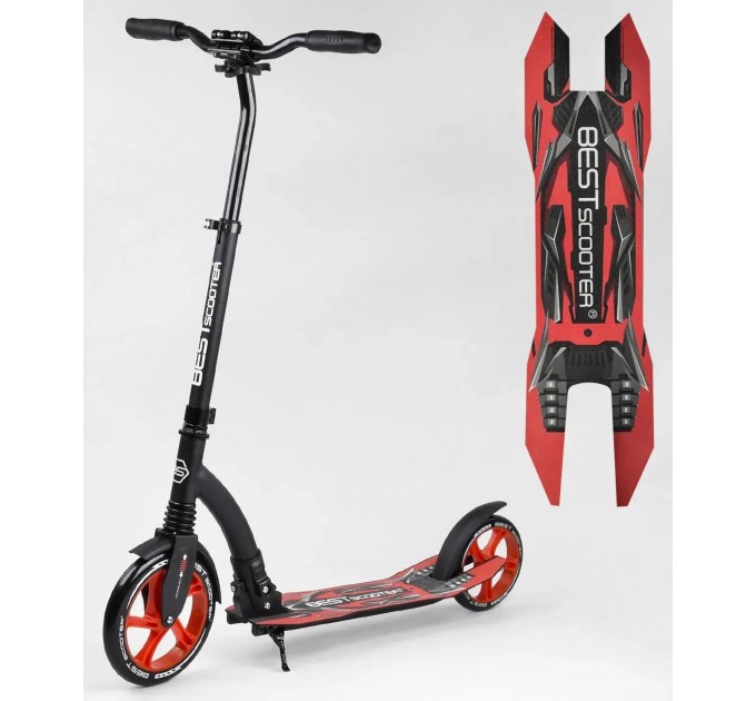 Біговел двоколісний Best Scooter 75343 чорно-помаранчевий