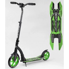 Біговел двоколісний Best Scooter 75343 чорно-зелений
