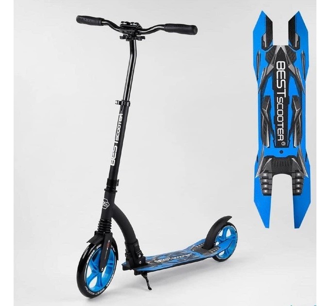 Біговел двоколісний Best Scooter 75343 чорно-синій