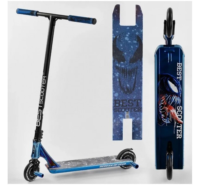 Биговел трюковый Best Scooter SIMBIOTE синий с черным