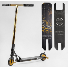 Біговел трюковий Best Scooter PORTAL чорно-золотистий