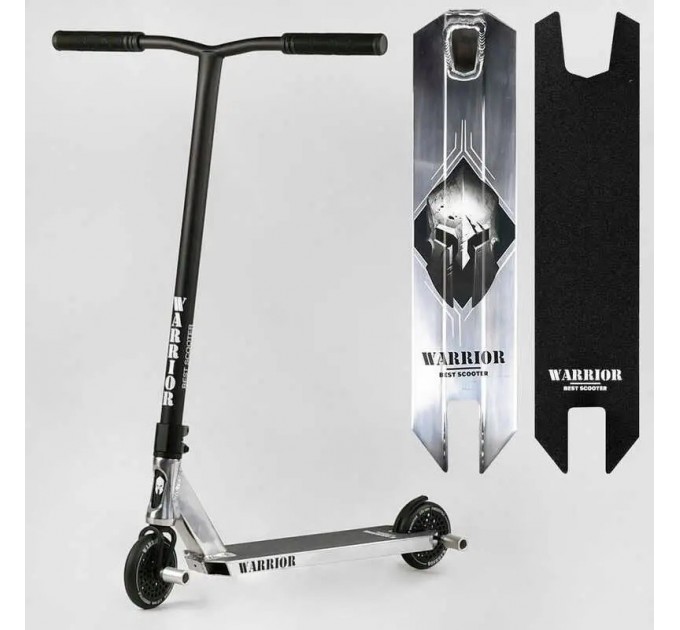 Біговел трюковий Best Scooter WARRIOR сріблясто-чорний