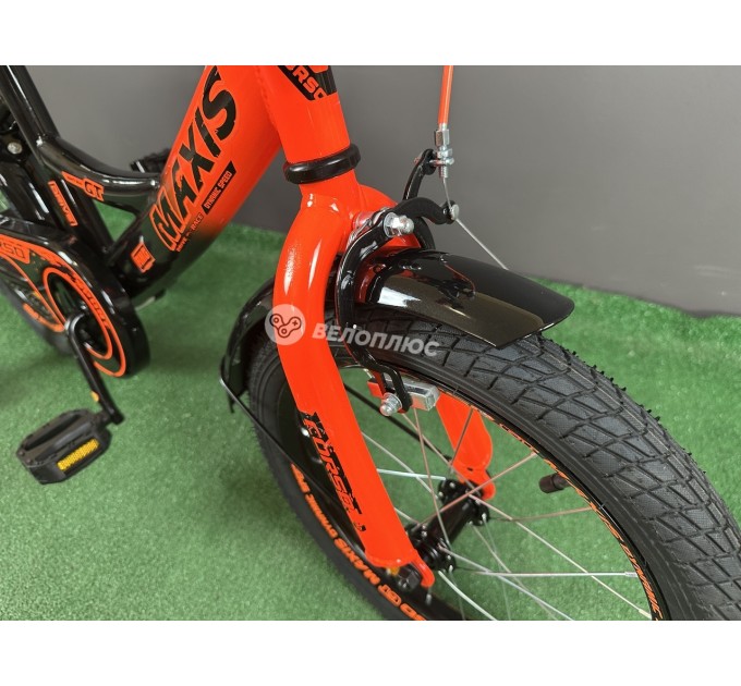 Велосипед ST 16" Corso MAXIS 2026 чорно-помаранчевий