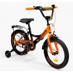 Велосипед ST 16" Corso MAXIS 2026 чорно-помаранчевий