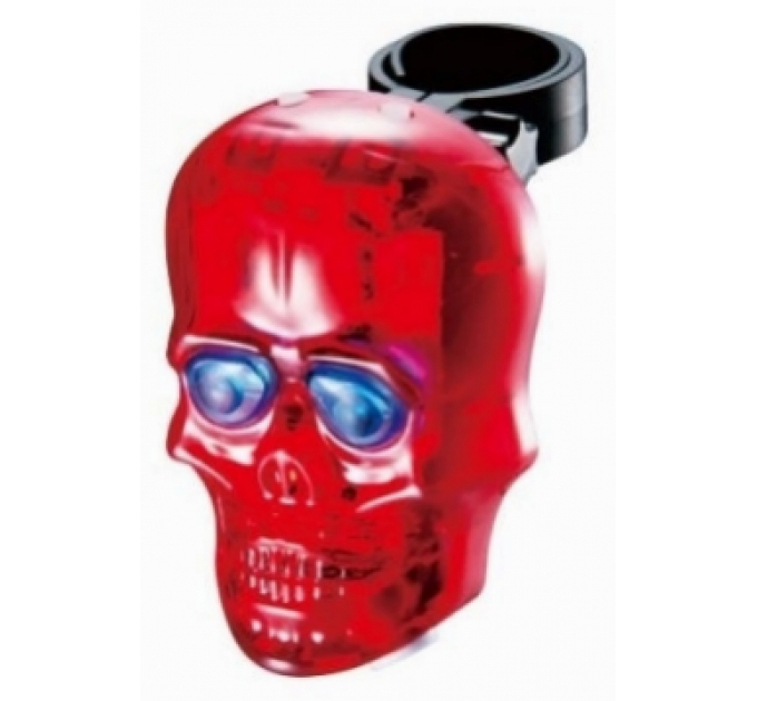 Заднє світло BC-TL5354 (череп)з лазерною дорожкою LED, USB червоний