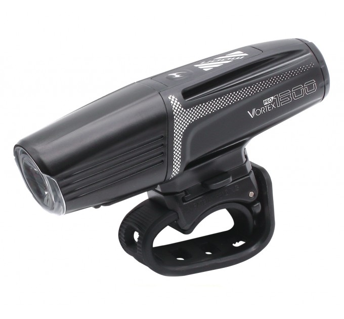Велосипедна фара Moon Vortex Pro 1300lm, зйомний акум. 3350мАч, USB TYPE-C кабель, чорна