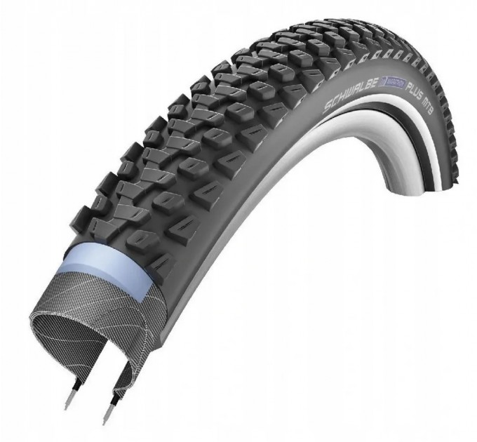 Покришка Schwalbe 27.5"x2.10 (54-584) Marathon Plus MTB SmartGuard, TwinSkin, B/B+RT HS468 ADDIX 67 Покришка Schwalbe 27.5"x2.10 (54-584) Marathon Plus MTB SmartGuard, TwinSkin, B/B+RT HS468 ADDIX 67