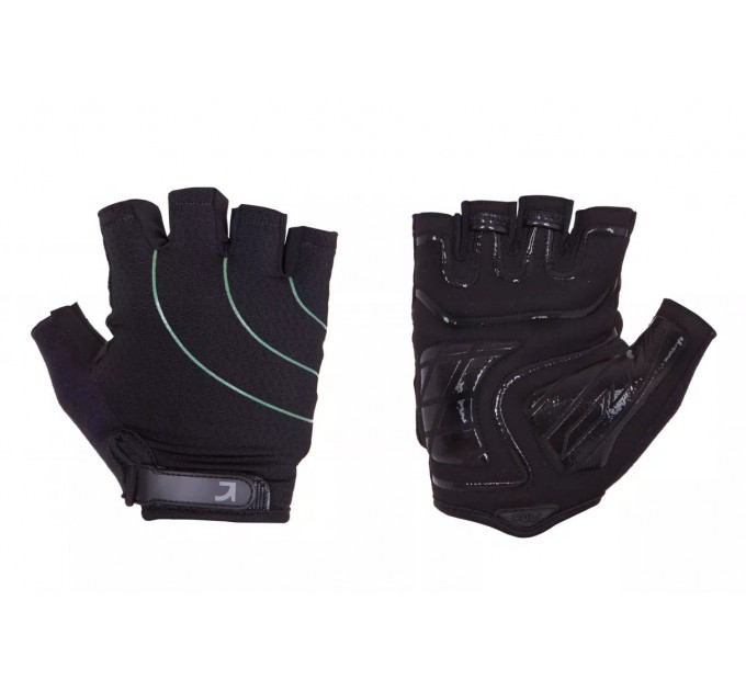Рукавички Green Cycle Nimble 2 без пальців XL чорно-зелені