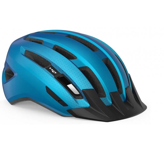 Шолом MET DOWNTOWN CE Blue | GLOSSY