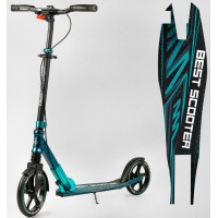 Биговел двухколесный Best Scooter 43685 черно-зеленый