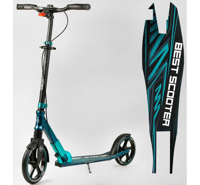 Біговел двоколісний Best Scooter 43685 чорно-зелений